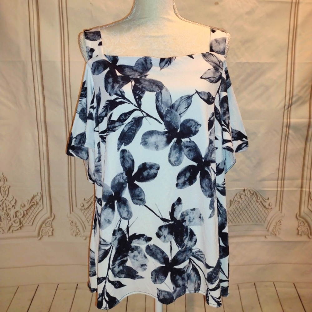 INC International Concepts size xl white blouse